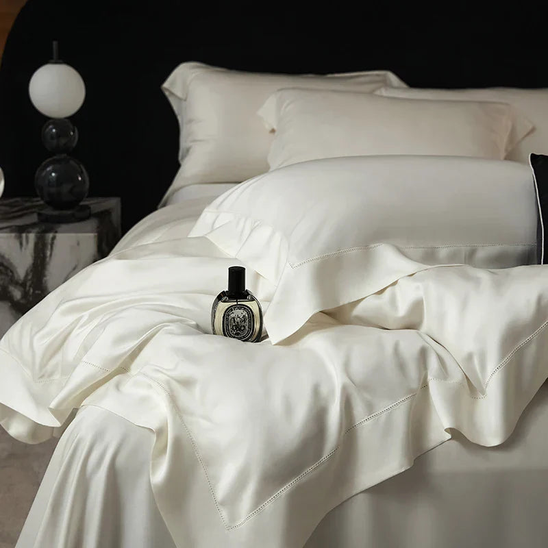 طقم أغطية سرير DecorBites™ 1000TC من ألياف الليوسيل أوكالبتوس لملمس حريري فائق النعومة