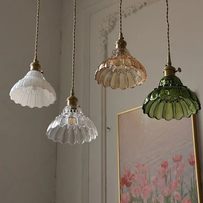 DecorBites™ LED Wall Lights Modern Nordic Pull Chain Glass Bedroom Lamp