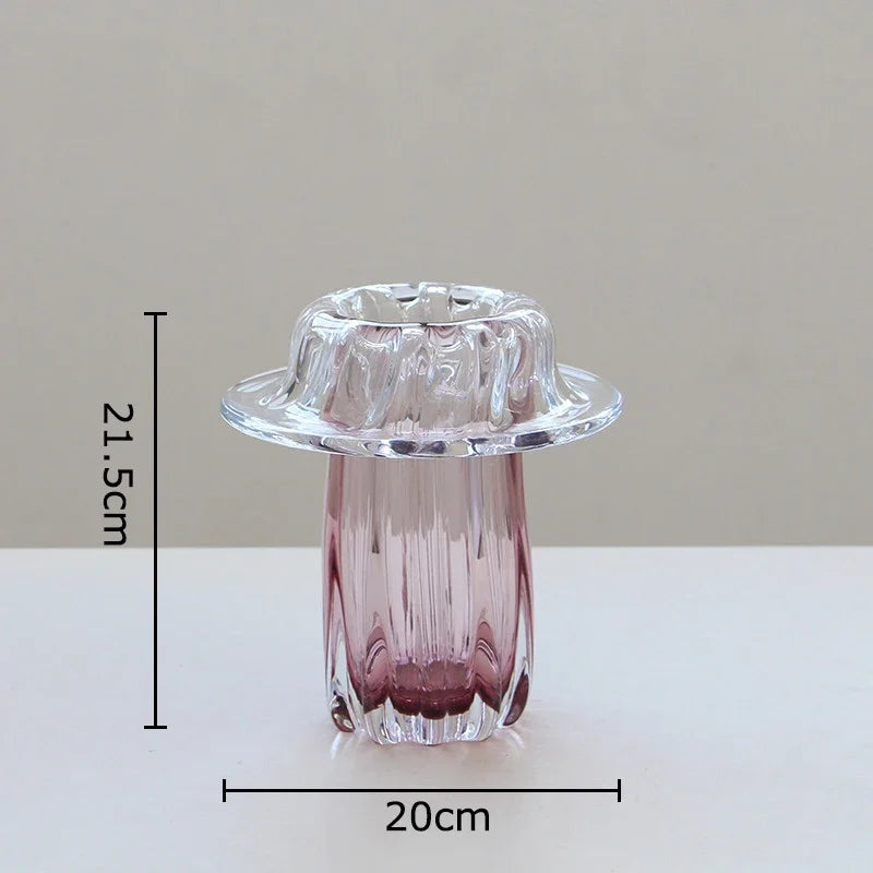 DecorBites™ Glass Vase Hydroponics Table Decoration Flowers Arrangement Room Decor