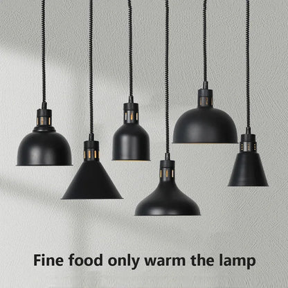 DecorBites™ Electric Food Heating Pendant Light - Stylish and Functional Fixture for Kitchens and Restaurants