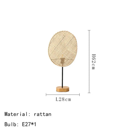 DecorBites™ Japanese Wicker Petal Chandelier for Tea House Dining, Parlor, Restaurant