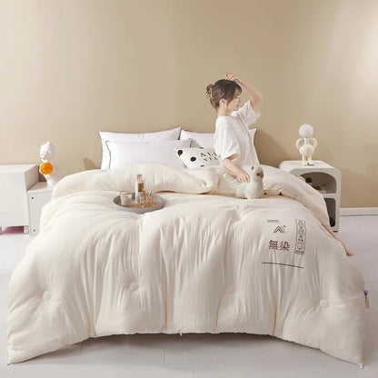 Edredón DecorBites™ Cozy de fibra de soja: una solución de ropa de cama suave, cálida y delicada con la piel.