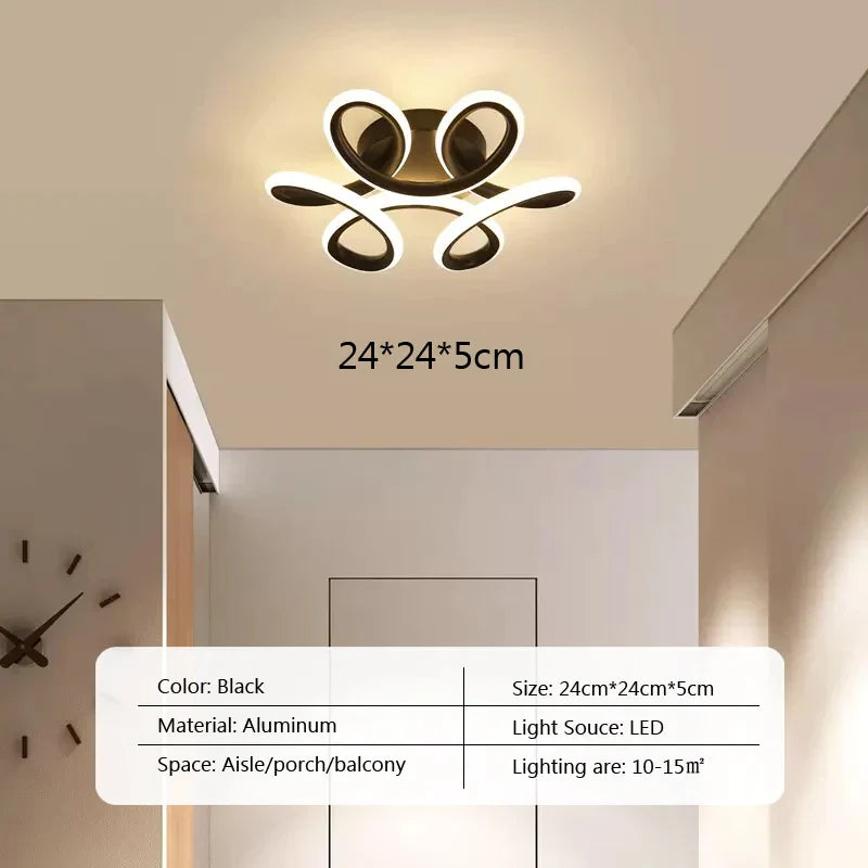 Lámpara de techo LED DecorBites™: Iluminación moderna para pasillos, escaleras, cocinas, áticos e interiores.