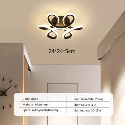 Lámpara de techo LED DecorBites™: Iluminación moderna para pasillos, escaleras, cocinas, áticos e interiores.