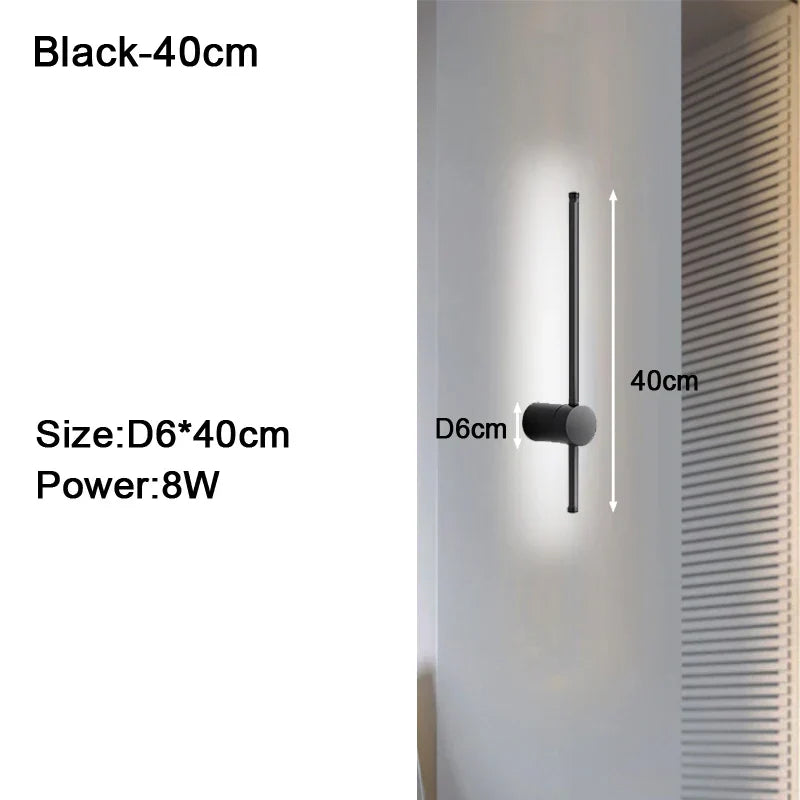 DecorBites™ Dimmable LED Wall Lights 360° Rotatable Indoor Wall Sconce