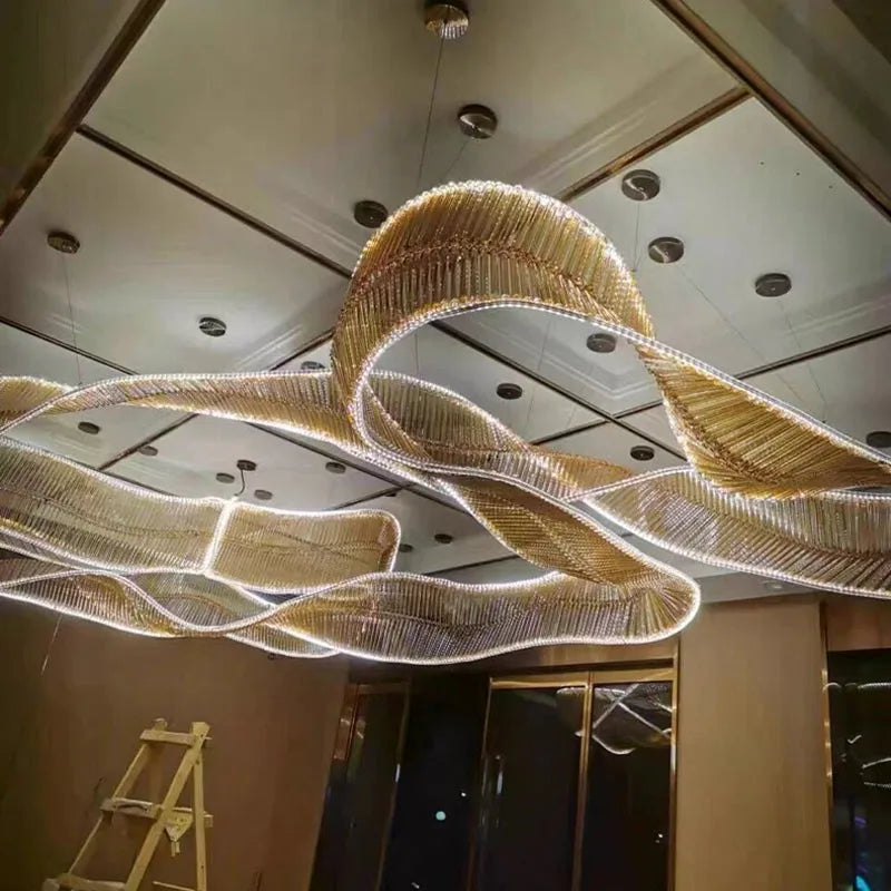 DecorBites™ Glass Chandelier Pendant Lights Colored Living Room Hotel Lighting