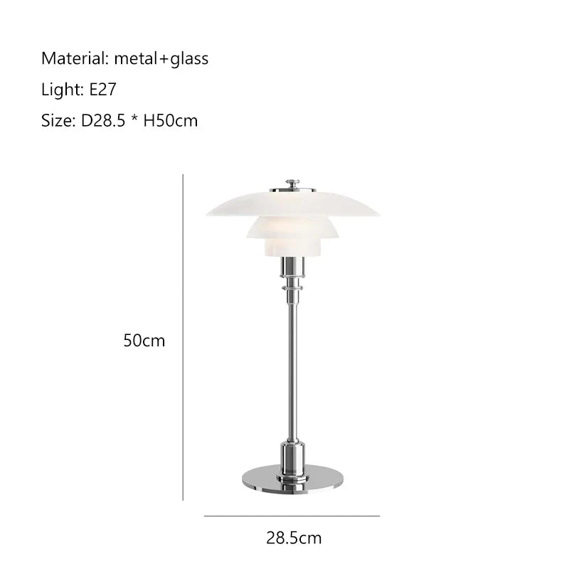 DecorBites™ Glass Shade LED Floor Lamp for Living Room, Bedroom - Nordic Minimalist Retro Style