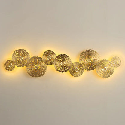 DecorBites™ Lotus Leaf Copper Wall Lamp LED Light for Home Decor