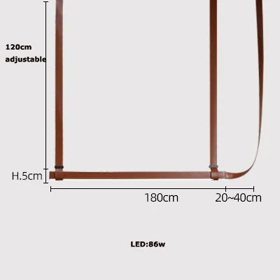 DecorBites™ LED Art Deco Chandelier for Dinning Room and Kitchen