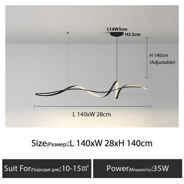 ثريا DecorBites™ المصنوعة من الألومنيوم لتزيين المطبخ وغرفة الطعام