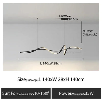 ثريا DecorBites™ المصنوعة من الألومنيوم لتزيين المطبخ وغرفة الطعام