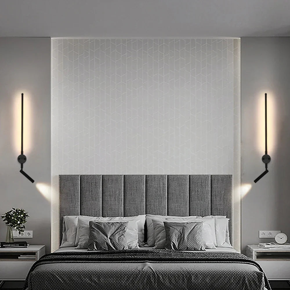 DecorBites™ LED Wall Lamp: Modern Bedside Reading Light for Bedroom, Bathroom & Indoor Décor