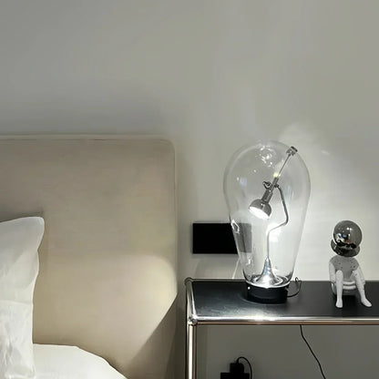 Decorbites™ Glas-Schreibtischlampe: Italienische Vintage dimmbare Dreh-Tischleuchte