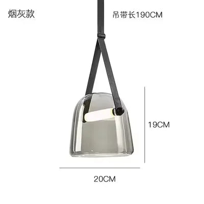 DecorBites™ Glass Chandelier: Modern Nordic Style for Living Room, Bedroom, or Bar