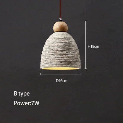 DecorBites™ Concrete Ceiling Hanging Pendant Chandelier for Bedroom, Restaurant, and Bar