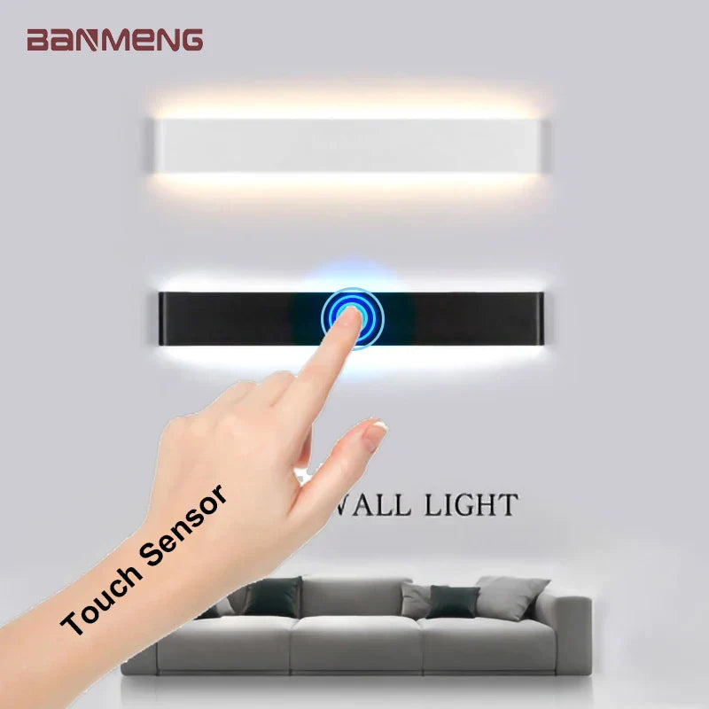 DecorBites™ LED Wall Lamp: Modern Simplicity Indoor Light for Bedroom, Living Room, Stairs - 4W, 8W, 14W