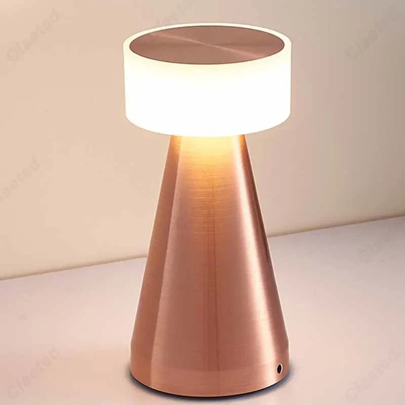 DecorBites™ LED Bar Table Lamp: USB Rechargeable Touch Sensor Night Light