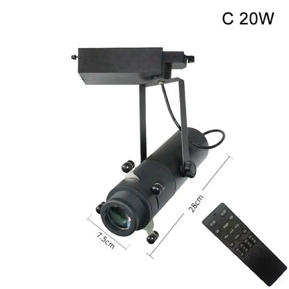 DecorBites™ Dimmable LED Track Light: 20W/30W Spotlight for Museum Art Gallery Exhibition