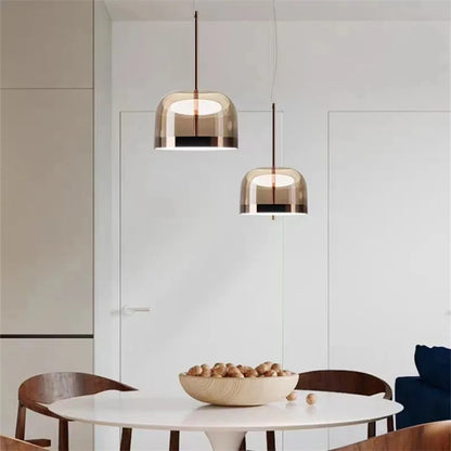 DecorBites™ Equatore Glass Pendant Light for Modern Dining Room Decor and Luxury Loft House