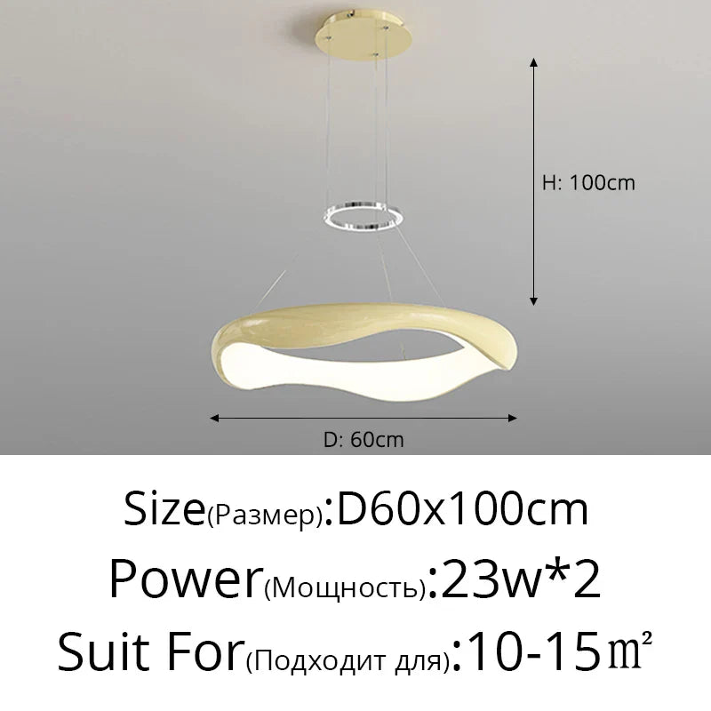 DecorBites™ Black Chrome Pendant Lamp for Dining Room Kitchen Indoor Lighting