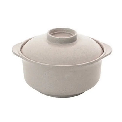 وعاء أرز نودلز سريع التحضير على الطريقة اليابانية من ديكوربايتس™ مع غطاء - أدوات مائدة صحية