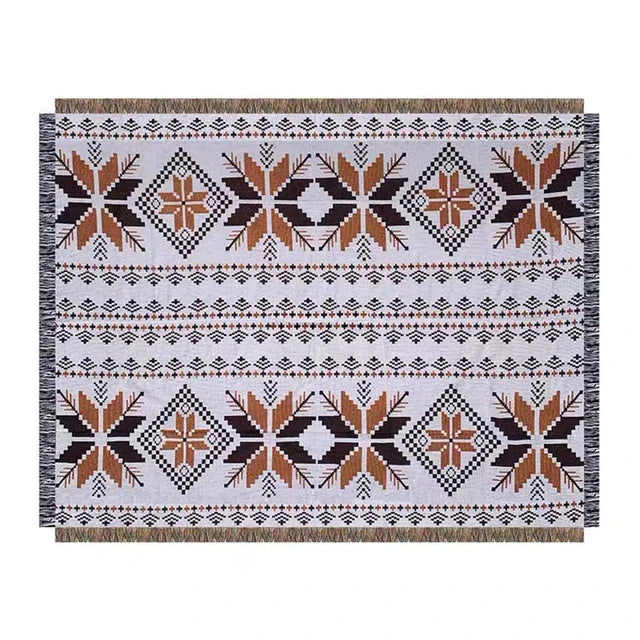 DecorBites™ Bohemian Knit Throw Blanket