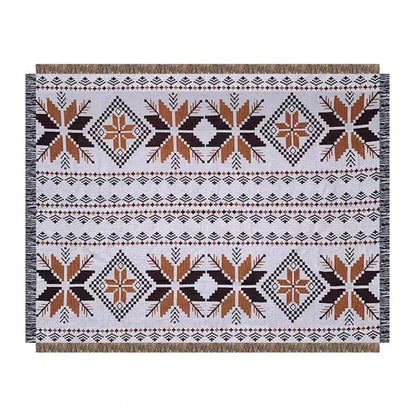 DecorBites™ Bohemian Knit Throw Blanket