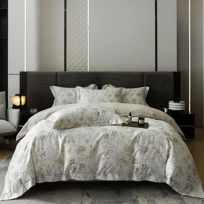 DecorBites™ Egyptian Cotton Bedding Set - Queen King Full Size Duvet Cover Sheet Pillowcase