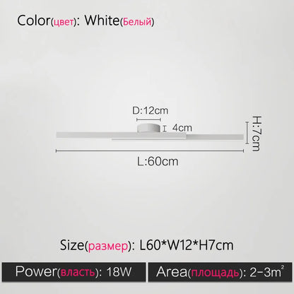 ديكوربايتس™ 2023 مصباح سقف نورديك حديث لغرفة المعيشة، غرفة النوم، الممر، والشرفة