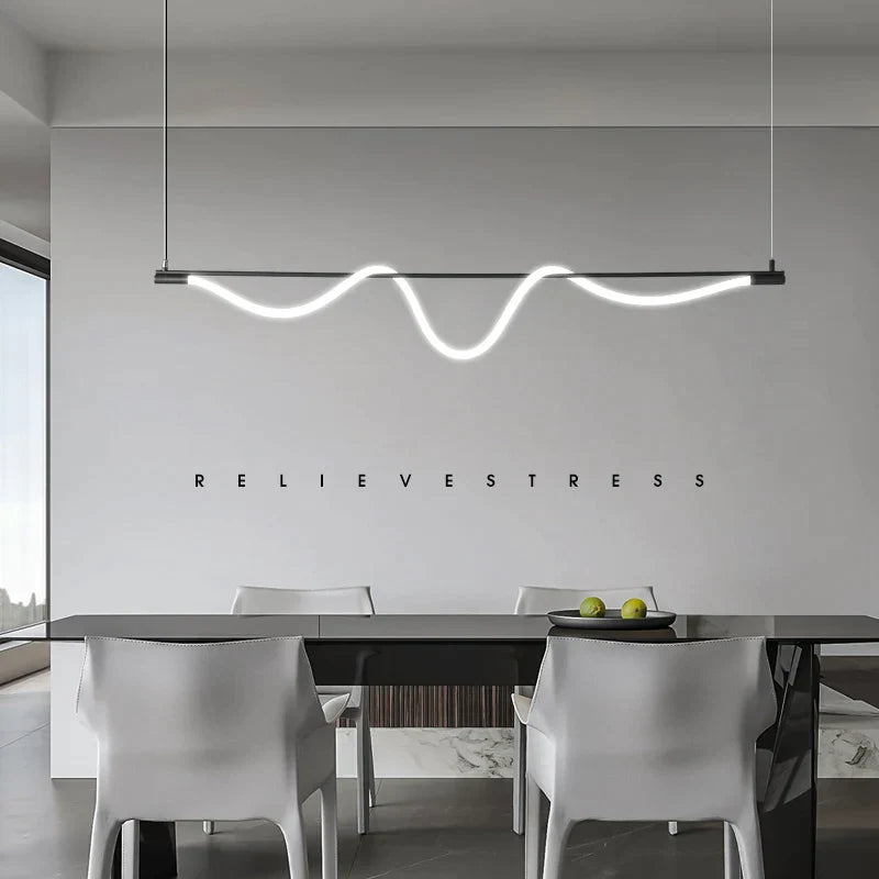 DecorBites™ LED Chandelier: Modern Dining Room & Living Room Light, Bedroom & Bar Table Lamp