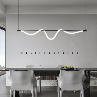 DecorBites™ LED Chandelier: Modern Dining Room & Living Room Light, Bedroom & Bar Table Lamp