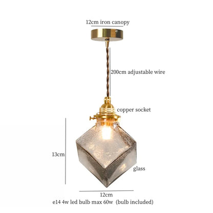 Decorbites™ Lava-Glas-LED-Hängeleuchte: Vintage-Hängelampe für Schlafzimmer, Wohnzimmer, Esszimmer