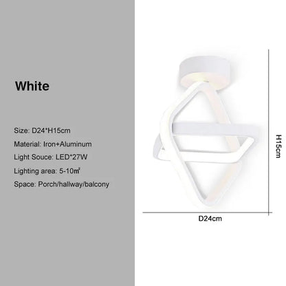 DecorBites™ Black Gold LED Ceiling Lights with Remote Control - Indoor Chandelier Lighting