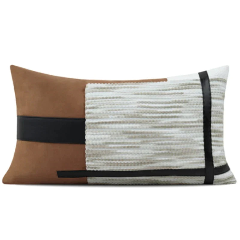 Funda de almohada de lujo italiana DecorBites™: Elegante funda de cojín de diseño para el hogar y hoteles