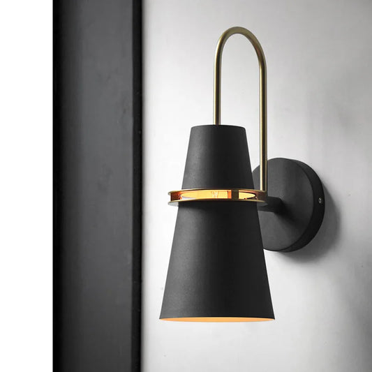 DecorBites™ LED Horn Wall Lamp: Modern Nordic Sconces for Bedside, Living Room, Home Decor