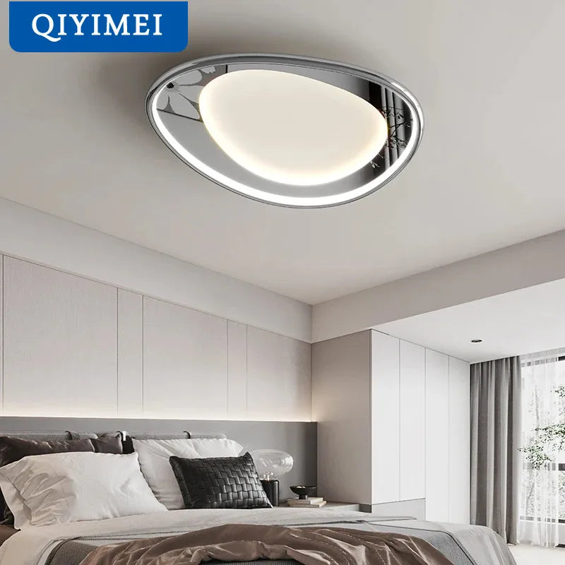 DecorBites™ LED Chandeliers White Chrome Kitchen Light Fixture Modern Home Lighting