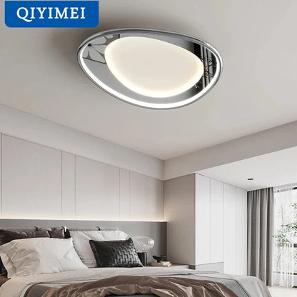 DecorBites™ LED Chandeliers White Chrome Kitchen Light Fixture Modern Home Lighting