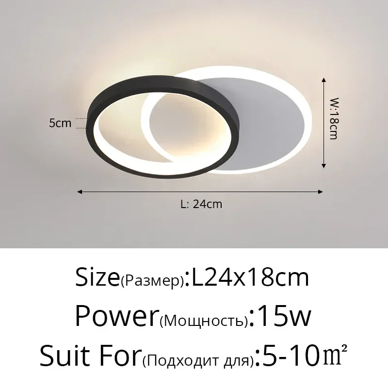 DecorBites™ LED Chandelier: Modern Dimming Lights for Home Living Dining Kitchen Bedroom Hall Lighting