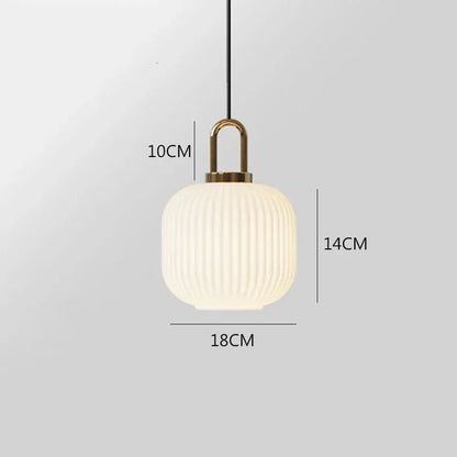 DecorBites™ Glass Stripe LED Pendant Lights for Stylish Indoor Home Decor