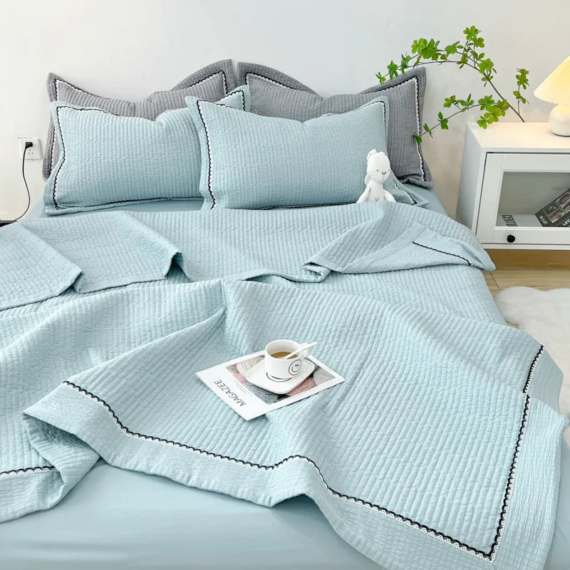 Bubble Yarn Quilted Comforter