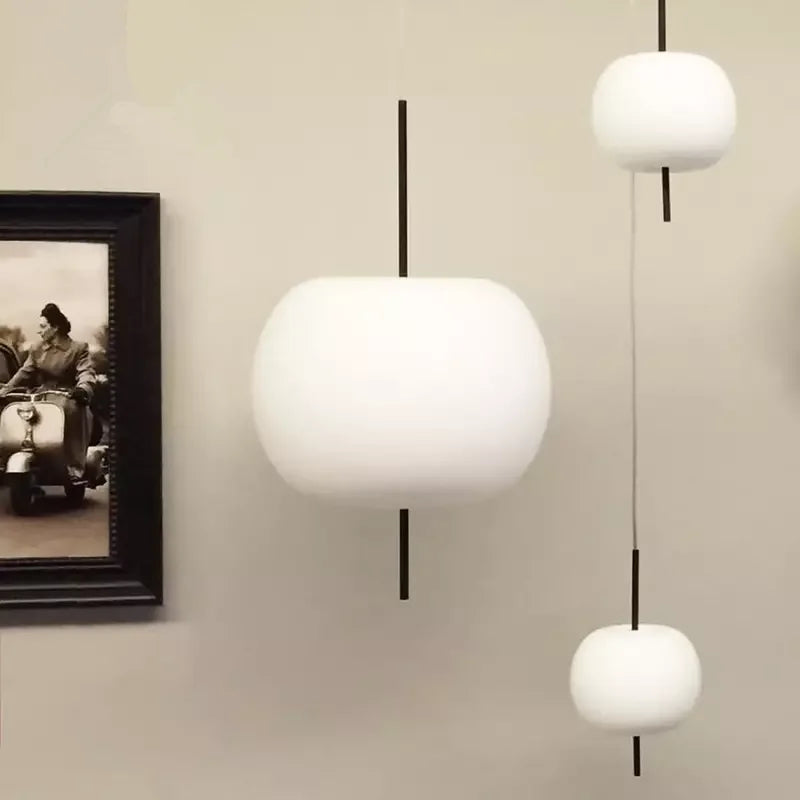 DecorBites™ KUSHI LED Glass Pendant Light for Living Room, Kitchen, or Bedside Table