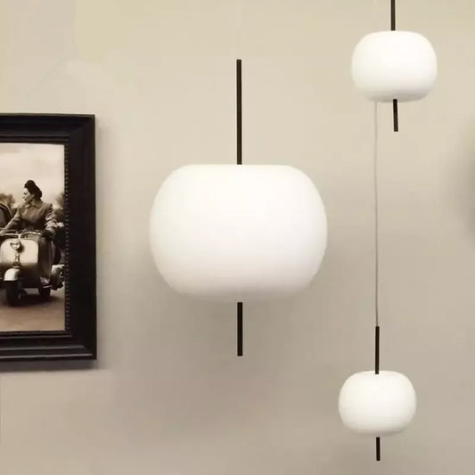 DecorBites™ KUSHI LED Glass Pendant Light for Living Room, Kitchen, or Bedside Table