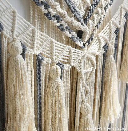 Decobites Macrame Tassel Wall Hanging Tapestry Wedding Home Décor