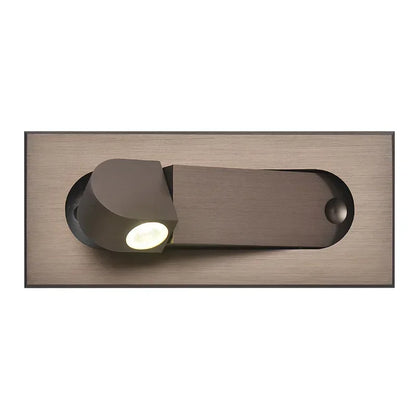 DecorBites™ LED Wall Lamp: Adjustable Angle, Bedroom Reading Light, Recessed Design