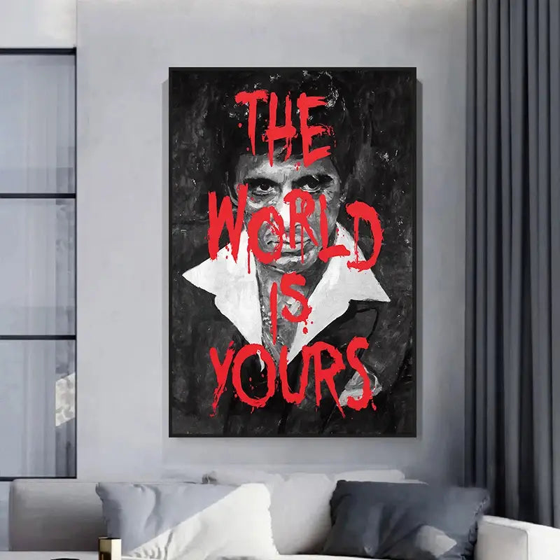 DecorBites™ ’Scarface Tony Montana Canvas Wall Art Print’