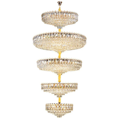 DecorBites™ Crystal Living Room Chandelier: Modern Luxury High-Rise Villa Personality Creative Hotel Décor