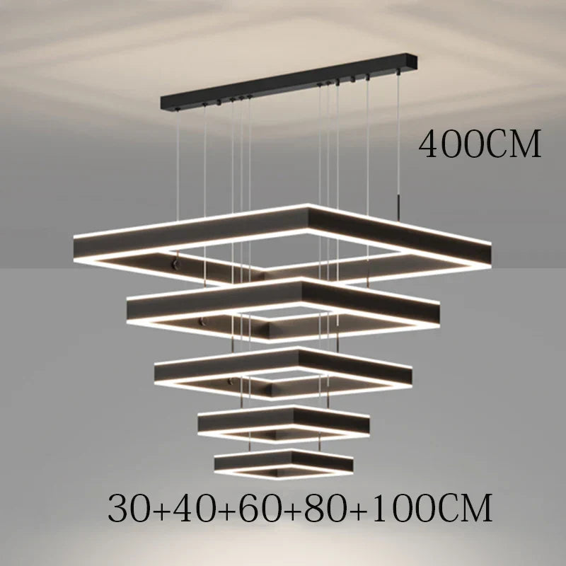 DecorBites™ LED Chandeliers Pendant Light Lamps for Living & Dining Room