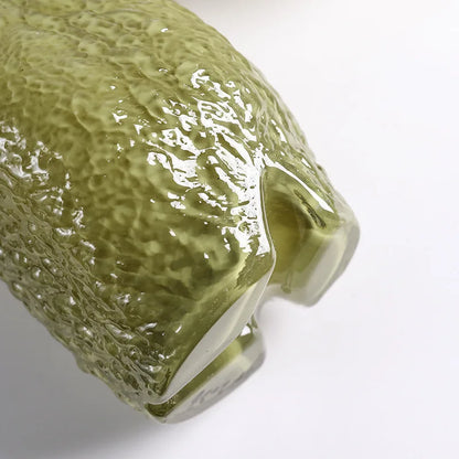 DecorBites™ Glass Vase with Irregular Patterns for Flower Arrangement and Home Decor