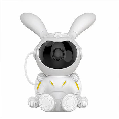Proyector DecorBites™ Galaxy Bunny Astronaut: Luz nocturna de luna y estrellas para niños