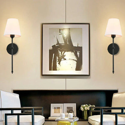 DecorBites™ Industrial Retro Fabric Wall Lamp for Bedroom, Bathroom, Living Room Lighting